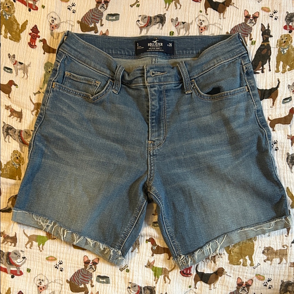 Hollister Women's Denim Blue Jean Shorts